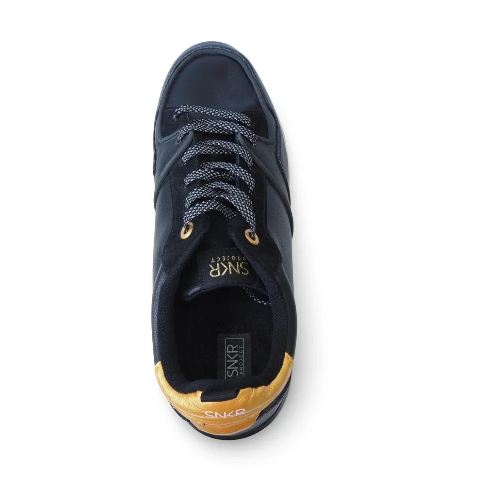 SNKR Project Lafayette Sneakers‎ SNKR1811 Black Gold Mens 12 Low Top Shoes